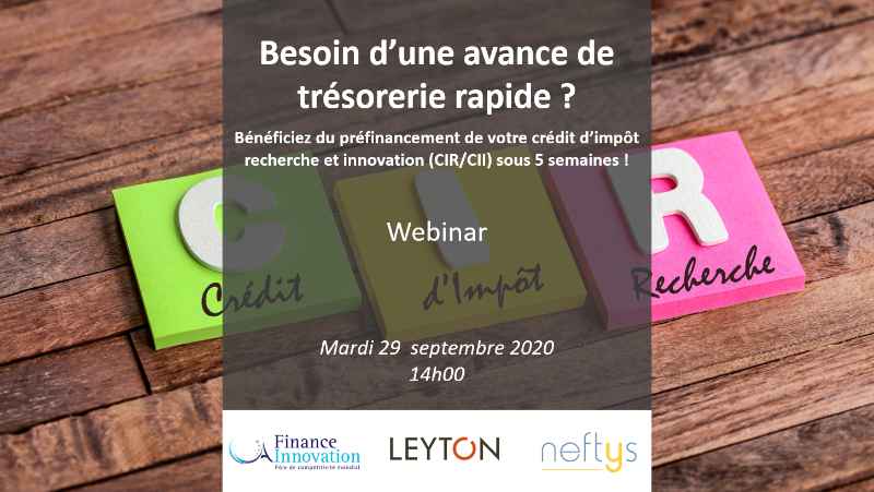 Besoin d'une avance de trésorerie rapide ?