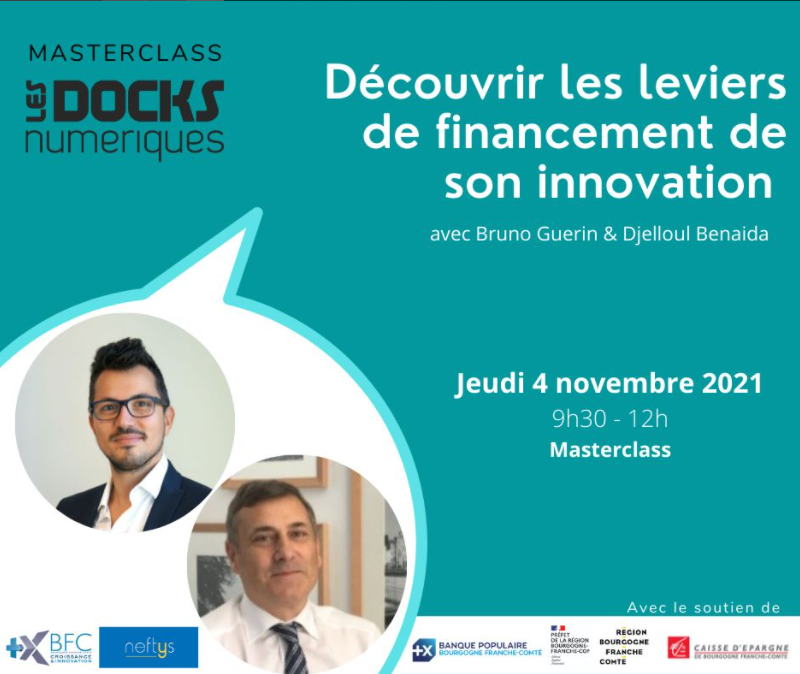 Masterclass -  Le financement de l'innovation
