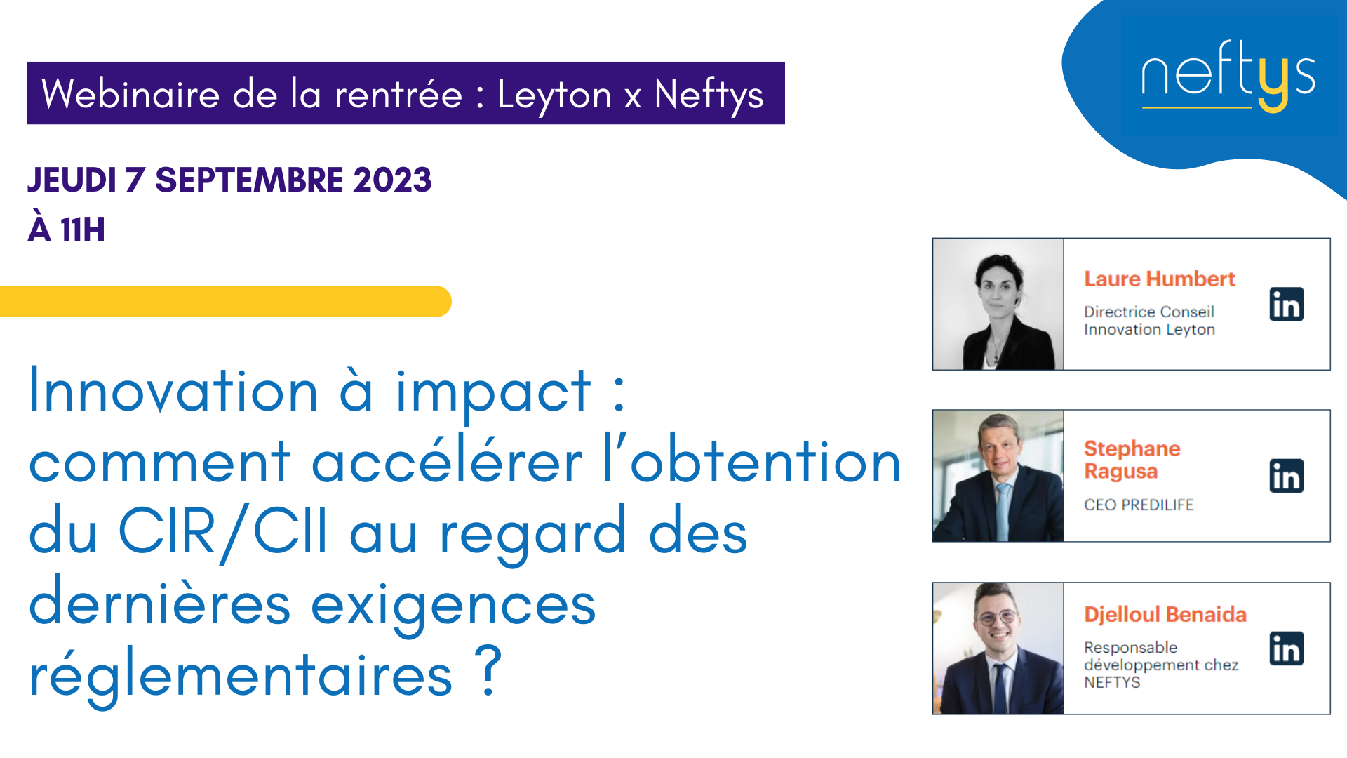 Innovation à impact : comment accélérer l’obtention du CIR/CII au regard des dernières exigences réglementaires ?