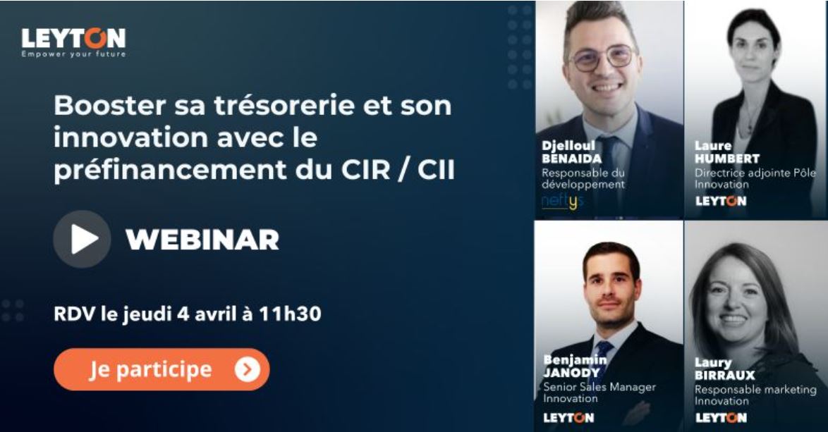 ⚡Webinar Flash : Booster sa trésorerie et son innovation avec le préfinancement du CIR /CII