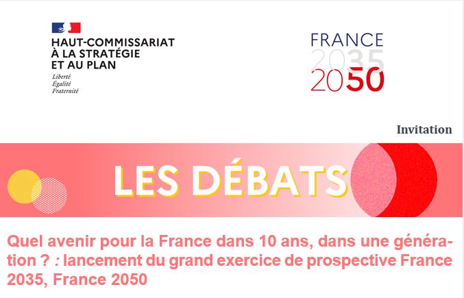 Cérémonie de lancement du grand exercice de prospective nationale : France 2035, France 2050